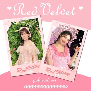 REDVELVET - เซตรูปโพลารอยด์ 2x3 นิ้ว 4 ใบ kpop red velvet