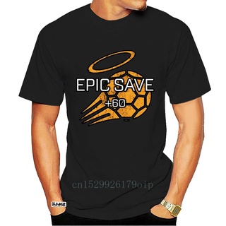 เสื้อยืดผ้าฝ้ายเสื้อยืด พิมพ์ลายจรวด League Epic Save แฟชั่นฤดูร้อน สําหรับผู้ชายL XL  XXL 3XL