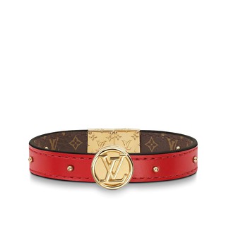 LV CIRCLE REVERSIBLE BRACELET (RED)