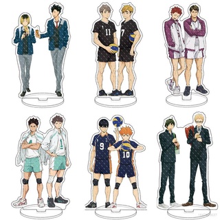 โมเดลฟิกเกอร์อะคริลิค รูปการ์ตูนอนิเมะ Hinata Oikawa 22 Haikyuu สําหรับตกแต่งบ้าน