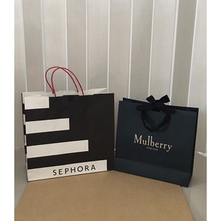 ถุงของขวัญ ถุงแบรนด์เนม SEPHORA ไซส์ใหญ่ / MULBERRY