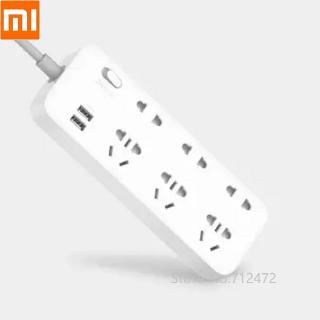 Xiaomi New ZMI 6 ports 2 USB Power Socket Converter Patch Panel 18W fast charge Smart Home