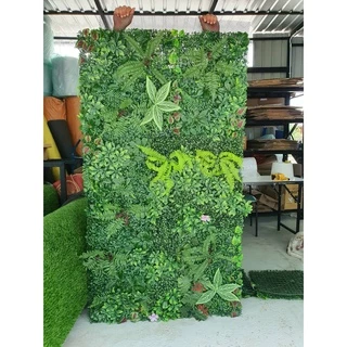 !ส่งเร็ว! สวนแนวตั้ง สำเร็จรูป สวนแนวตั้งปลอม หญ้าตีนเป็ด เทียม ขนาด40×60cm นำมาประกอบเป็นขนาดใหญ่ได้ ติดตั้งง่ายๆได้เอง