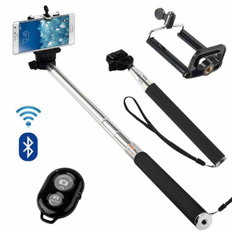 ไม้เซลฟี่Handheld Wireless Bluetooth Selfie Stick Triod Foldable Stick ...