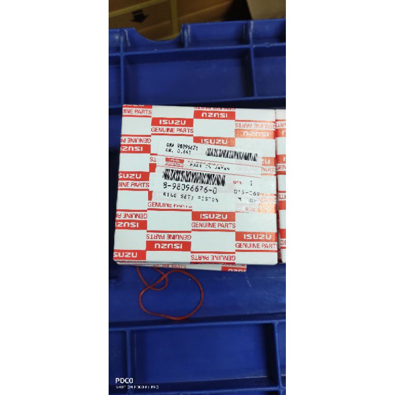 แหวนลูกสูบDMAXcom4JJ1-4JK1ชุดละ