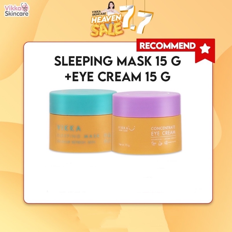 Vikkaskincare Eye Cream Sleeping mask หมอกุ้ง skincare56 ThaiPick