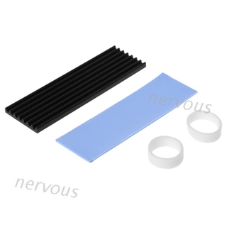 NERV Pure Aluminum Cooling Heatsink Thermal Pad For N80 NVME M.2 NGFF 2280 PCI-E SSD