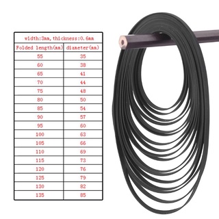 3mm Wide Flat Drive Belt Turntable Rubber Belt for LP Vinyl …