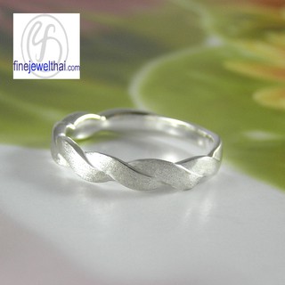 Finejewelthai แหวนเงิน-เงินแท้ 925-แหวนหมั้น-แหวนแต่งงาน-silver-wedding-Ring - R127900m