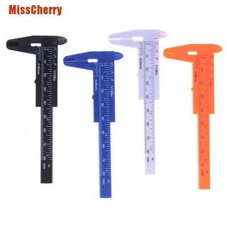 (Misscherry) Vernier Caliper ไม้บรรทัดพลาสติก ขนาดเล็ก 80 มม. 1