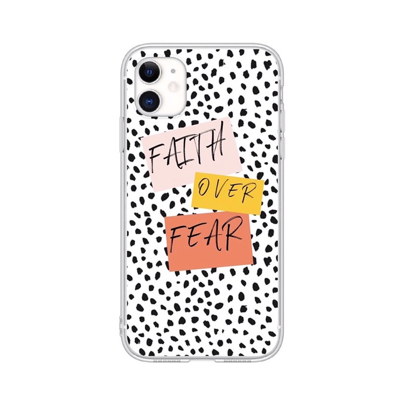 Case Iphone Faith over Fear case พิมพ์ลายอักษร