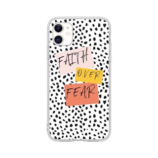 Case Iphone Faith over Fear case พิมพ์ลายอักษร