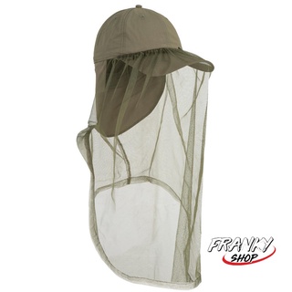 หมวกส่องสัตว์กันยุง หมวกเดินป่า ระบายอากาศได้ดี mosquito hunting cap