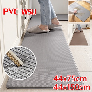 พร้อมส่ง PVC พรม 45*75/150CM Floor Mat ครัว พรมหินเช็ดเท้า กันน้ำ กันน้ำมันแผ่นรองฝ่าเท้า แผ่นรองฝ่าเท้า