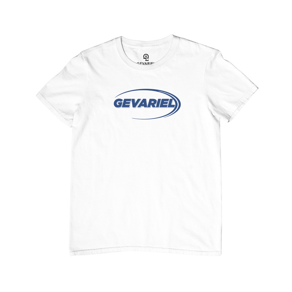 เสื้อยืด Gevariel txt Blue