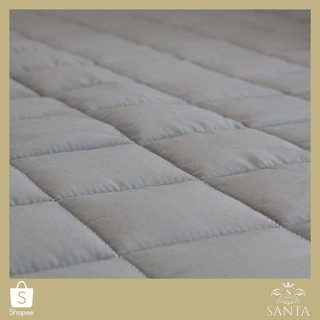 SANTA ผ้ารองกันเปื้อน ที่นอน สีเทา Premium Supersoft Protector