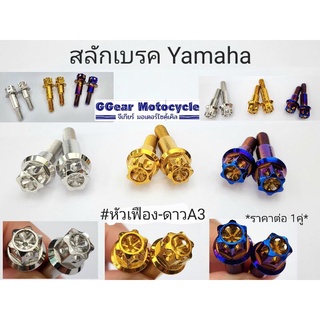 น็อตสลักเบรค มีโอ ฟีโน่ yamaha หัวเฟืองดาว ขนาด 6M น็อตเลส (ราคาต่อ1คู่) สลักเบรคมีโอ ฟีโน่