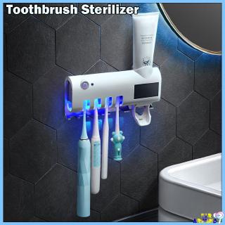 Smart UV Toothbrush Sterilizer Automatic Toothpaste Dispen ear around