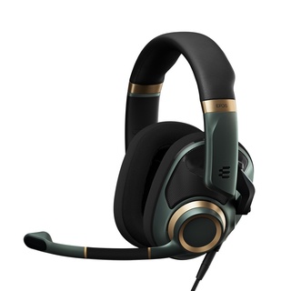 EPOS H6 PRO Open Acoustic (หูฟัง) Gaming Headset GREEN (Warranty 2Y)