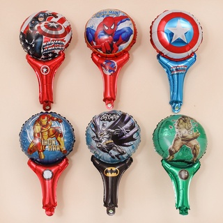 พร้อมส่ง ลูกโป่ง ลาย Avengers Iron Man Captain Hulk สําหรับตกแต่งปาร์ตี้วันเกิดเด็ก