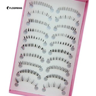 10 คู่ที่แตกต่างกันใต้ล่างล่างใต้ตา Lashes นามสกุล False ขนตา