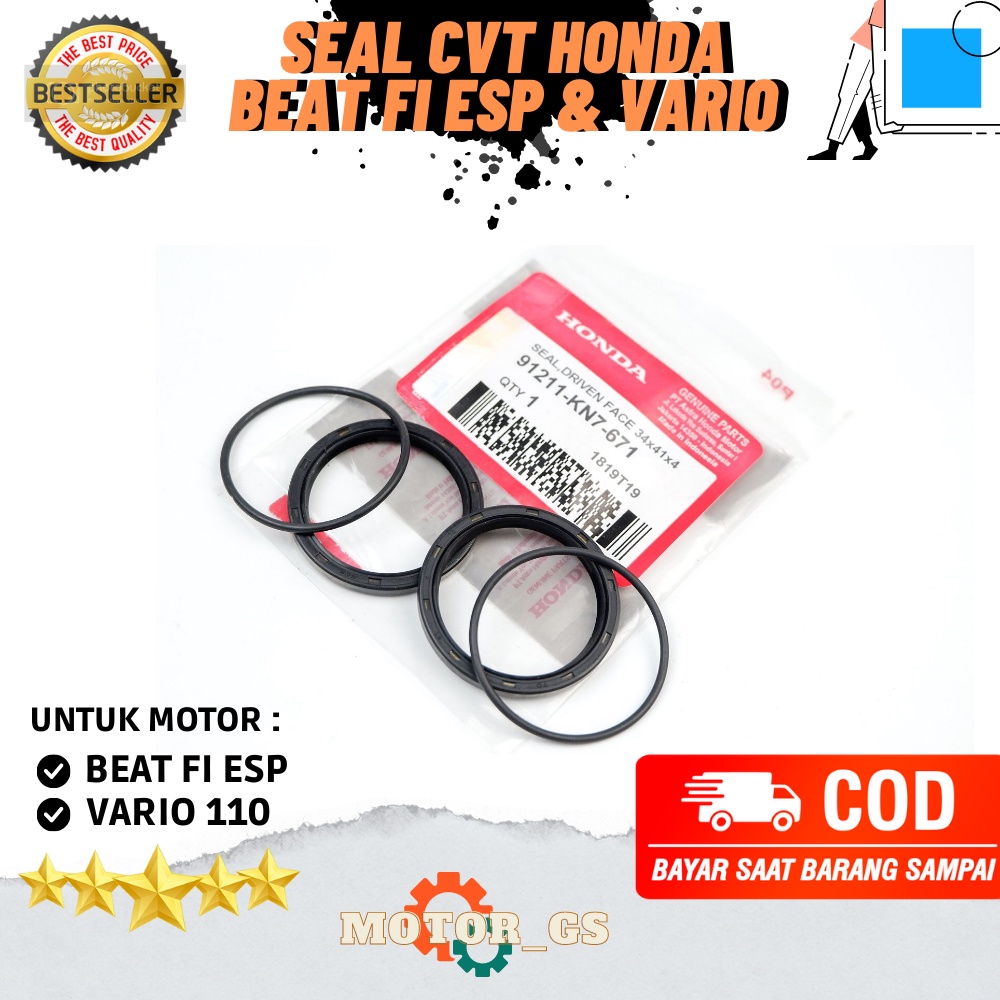 Seal Sil cvt 34x41x4 Vario และ beat fi esp, 91211-KN7-671