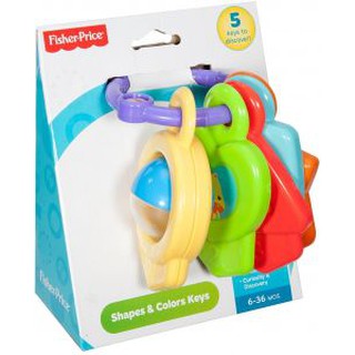 พวงกุญแจนับเลข 123 ฟิกเชอร์ ไพรส์ / Fisher Price Shpes &amp;colors Keys รุ่น CMY40