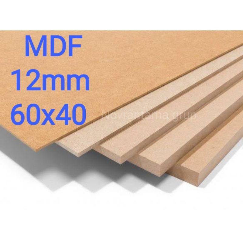 12mm (60x40)cm บอร์ด MDF ไม้อัด MDF แผ่นไม้ MDF ไม้อัด MDF