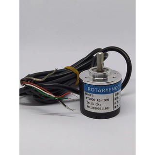 ROTARYENCODER เอ็นโคดเดอร์ แกน6มิล DC5V-24V RT3806-AB-100N/RT3806-AB-400N