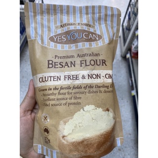 แป้งถั่วลูกไก่ ตรา เยสยูแคน 375 G. Besan Flour ( Yes You Can Brand ) เบชั่น ฟลาว