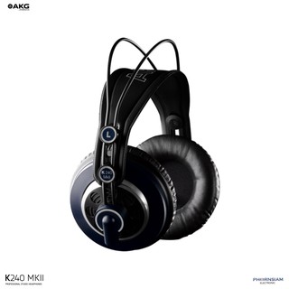 Phornsiamelectronic AKG K240 MKII Semi-open Pro Studio Headphones หูฟัง สีดำ