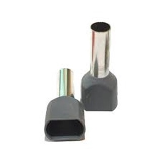 หางปลา คอร์ดเอ็น แบบสายคู่ รุ่น TE7510 สีเทา ( 100 pcs )