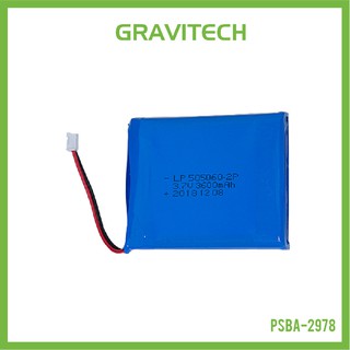 [Gravitechthai]Lithium Ion Polymer Battery LiPo 3600mAh 3.7V - 505060