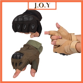 J.o.y COD ถุงมือขี่จักรยานยนต์ แบบครึ่งนิ้ว คุณภาพสูง สําหรับผู้ชาย #041