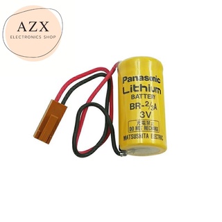 ถูกสุด!! Panasonic BR-2/3V  br2/3 3v  battery พร้อมปลั๊กสายไฟแบตเตอรี่ลิเธียม PLC ควบคุมอุตสาหกรรมอุปกรณ์ทางการแพทย์ CNC