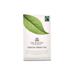 [แยกซอง/ยกกล่อง] JACKSONS OF PICCADILLY - FAIRTRADE SENCHA GREEN