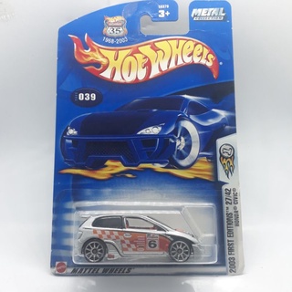 รถเหล็ก Hotwheels HONDA CIVIC 2003 FIRST EDITTION (ib22)