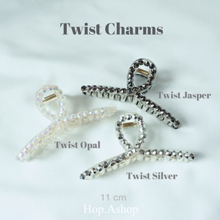 ‼️ลดทั้งร้าน 19฿ ‼️กิ๊บหนีบผมสไตล์เกาหลี รุ่น Twist Charms กิ๊บติดผม กิ๊บติดผมแฟชั่น | Hop.Ashop