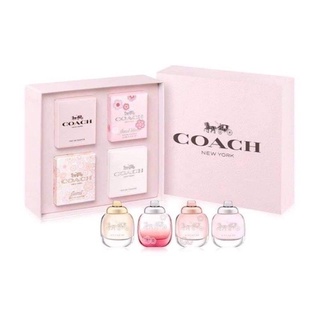 เซ็ตน้ำหอม Coach Miniature Perfume Gift Set × 4 PCs.