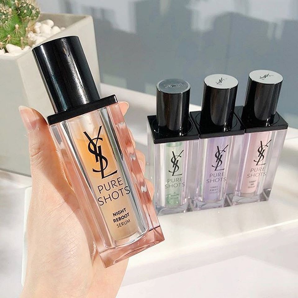 YSL PURE SHOTS NIGHT REBOOT SERUM | Shopee Thailand