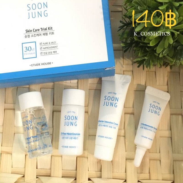 ‪Etude House Soon Jung Skin Care Trial Kit (4 Items)