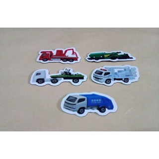 Magnet รูปโมเดลรถบรรทุกญี่ปุ่น รูปเล็ก จากประเทศญี่ปุ่น 1 ชุดจำนวน 5 ชิ้น