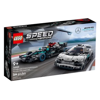 LEGO® Speed Champions Mercedes-AMG F1 W12 E Performance &amp; Mercedes-AMG Project One 76909