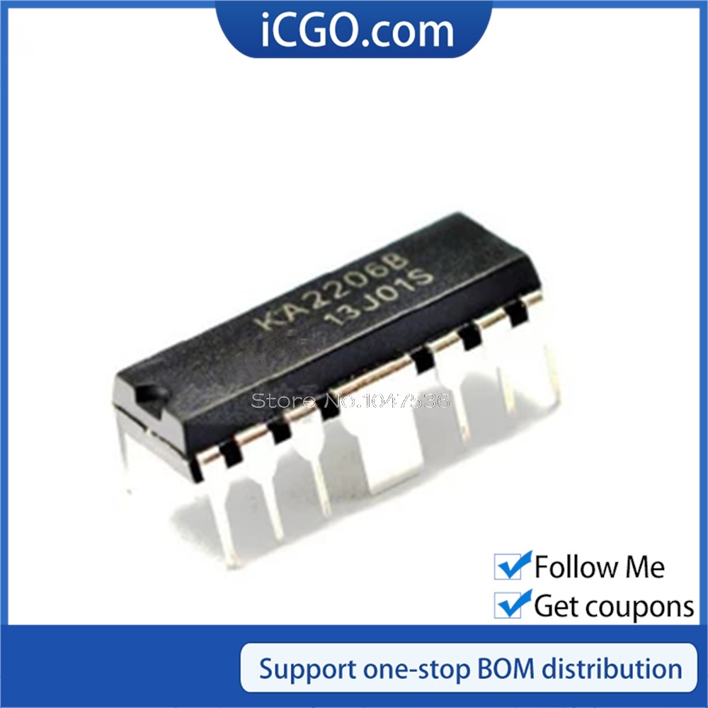 10PCS KA2206 DIP12 KA2206B DIP ใหม่ IC