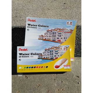 Water Colors Pentel สีน้ำเพนเทล 6มล.