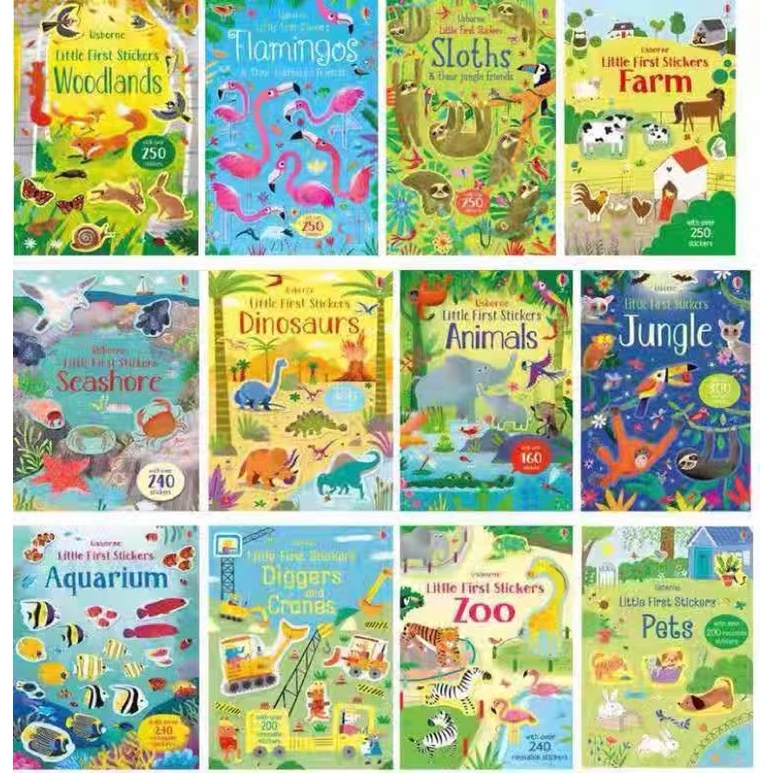 2022 USBORNE Little First Sticker Book (แถมถุงพลาสติก)