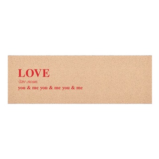 [MT04-00000038] พรมเช็ดเท้า พรมดักฝุ่น ลาย Noun of love ขนาด 40x120 (Valentine Collection)