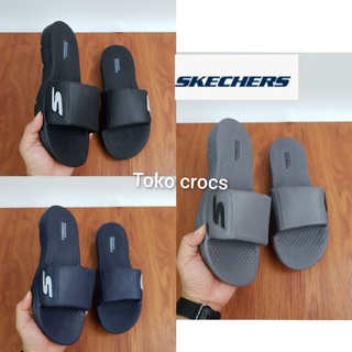 Skechers รองเท้าแตะ สําหรับผู้ชาย Skechers goga max