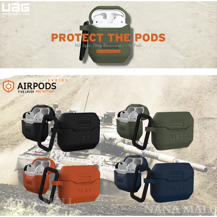 UAG ส่งด่วนจากไทย AirPods1/2 AirPods3 Pro CASE พร้อมส่ง! เคสAirpods สีมากมาย เคสหูฟังไร้สายI9s/i11/i