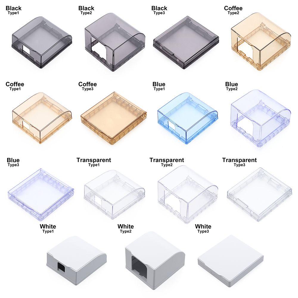 Suhu ฝาครอบสวิตช์ไฟ แบบติดผนัง ป้องกันน้ํากระเซ็น มีกาวในตัว 1 ชิ้น